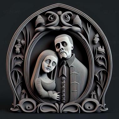 3D model The Addams Family game (STL)